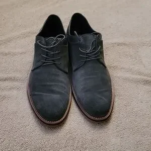 JOSEPH ABBOUD Gray Cannon Plain Toe Suede Leather Blutcher Oxfords Size 12 Joseph Abboud | Shoes | Joseph Abboud Gray Cannon Plain Toe  main image 2